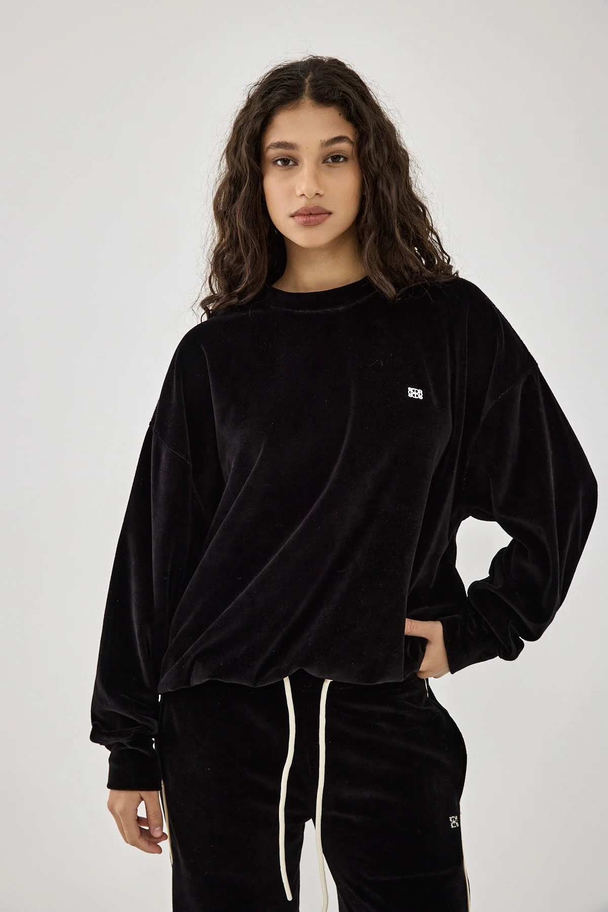 Velvet Sweatshirt