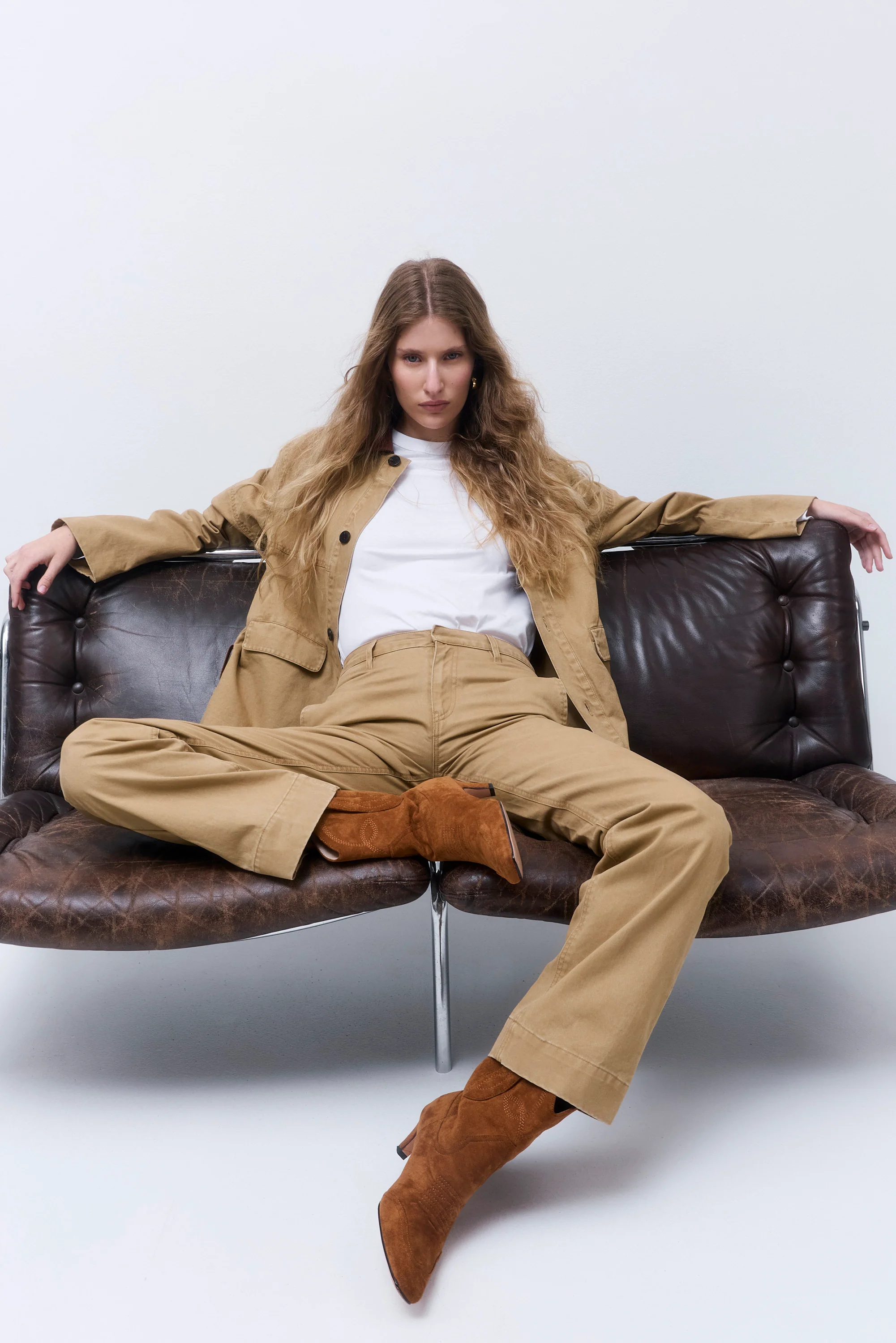 Washed Straight Pants - Image 7