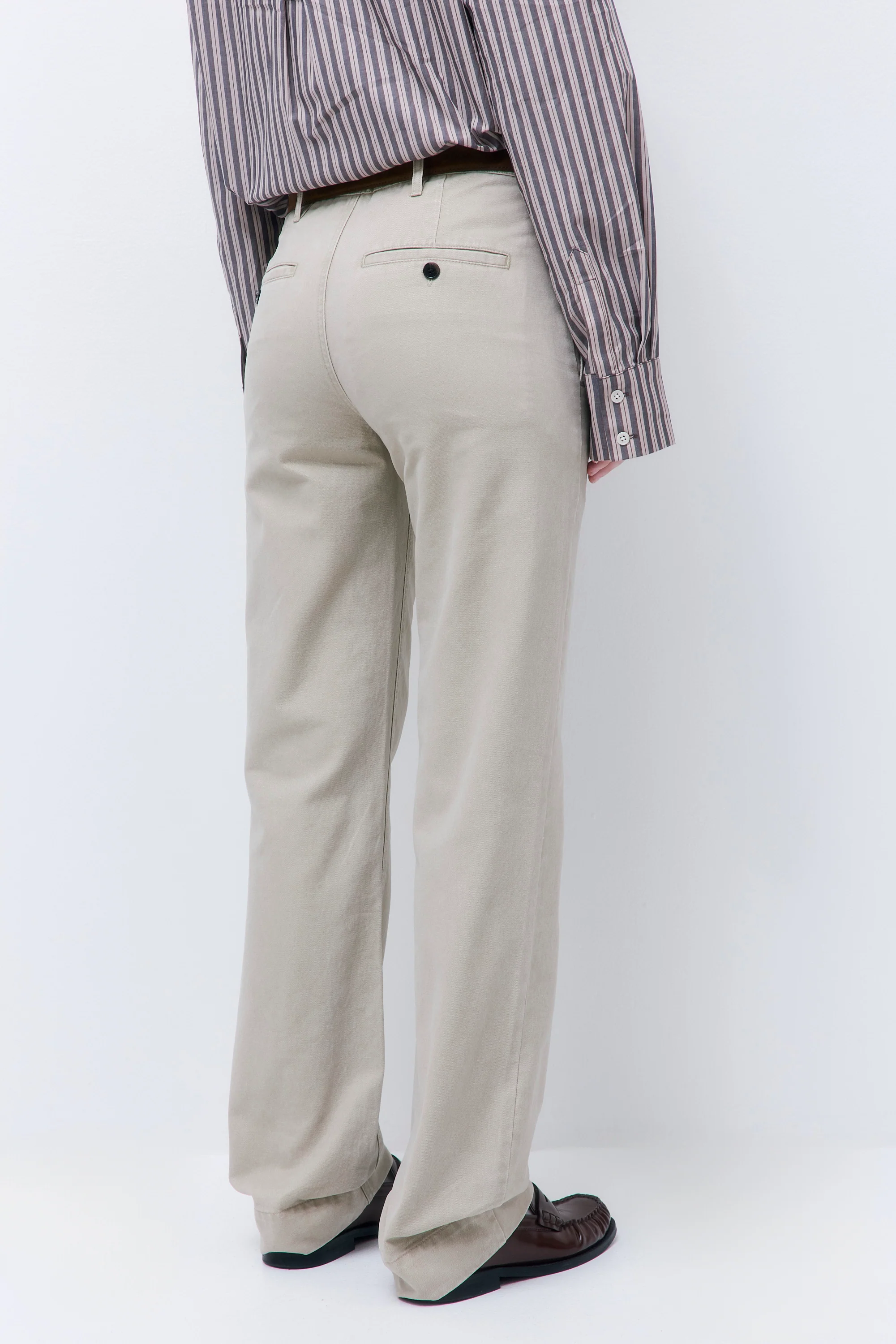 Washed Straight Pants - Image 5