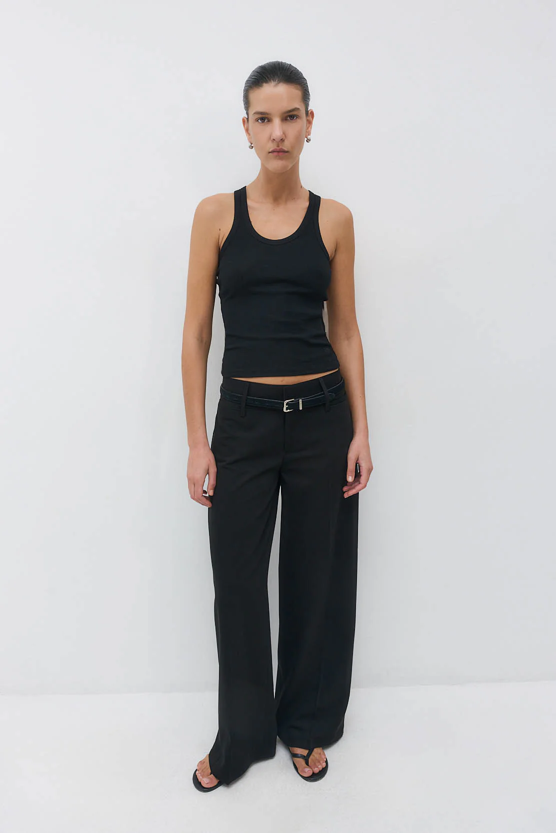 Wide Belt Daddy Pants - Image 3