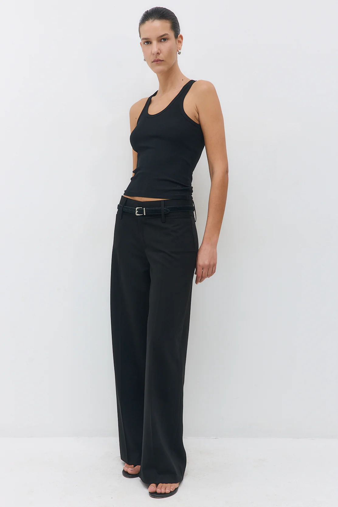 Wide Belt Daddy Pants - Image 4