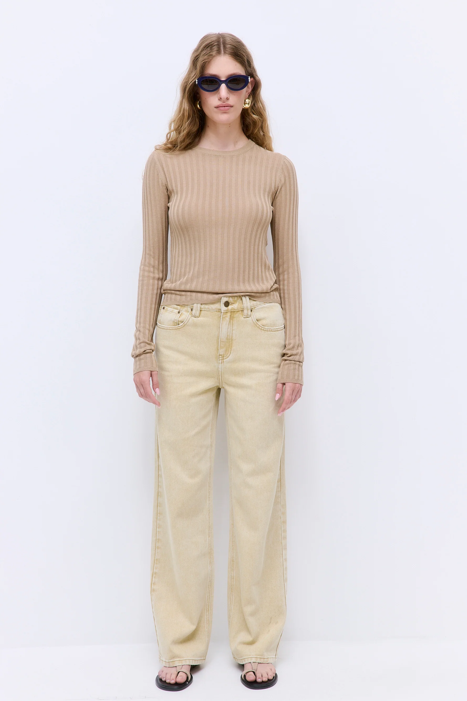 Colorwash Wide Leg Pants