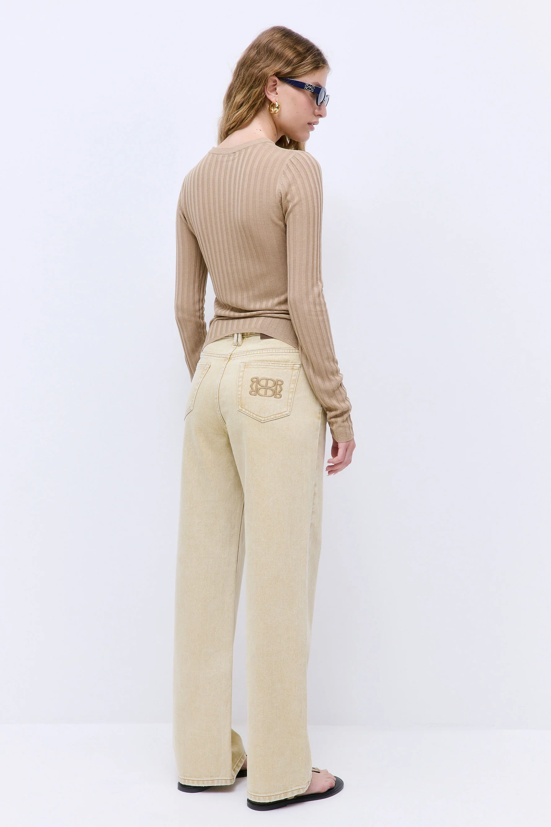 Colorwash Wide Leg Pants - Image 5