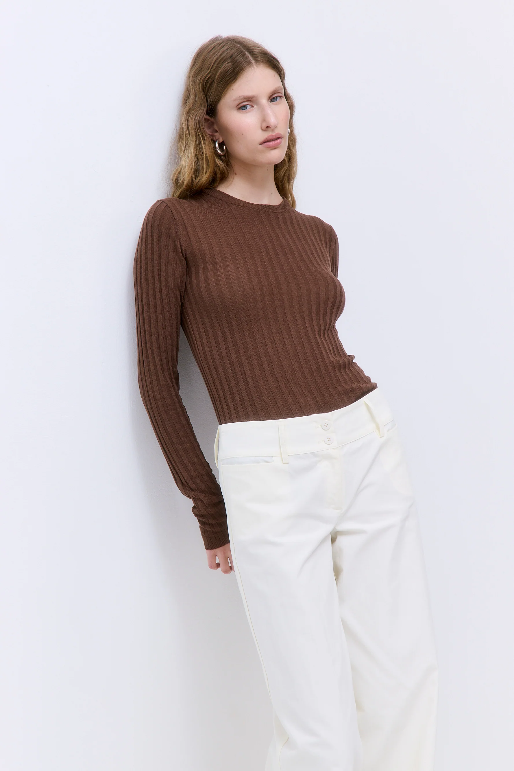 Wide Rib Crew Neck - Image 6