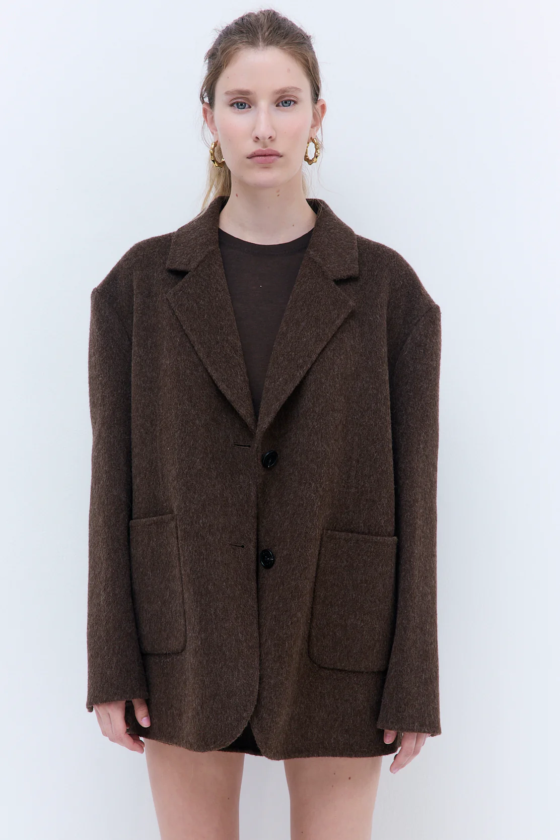 Oversized Double Wool Blazer