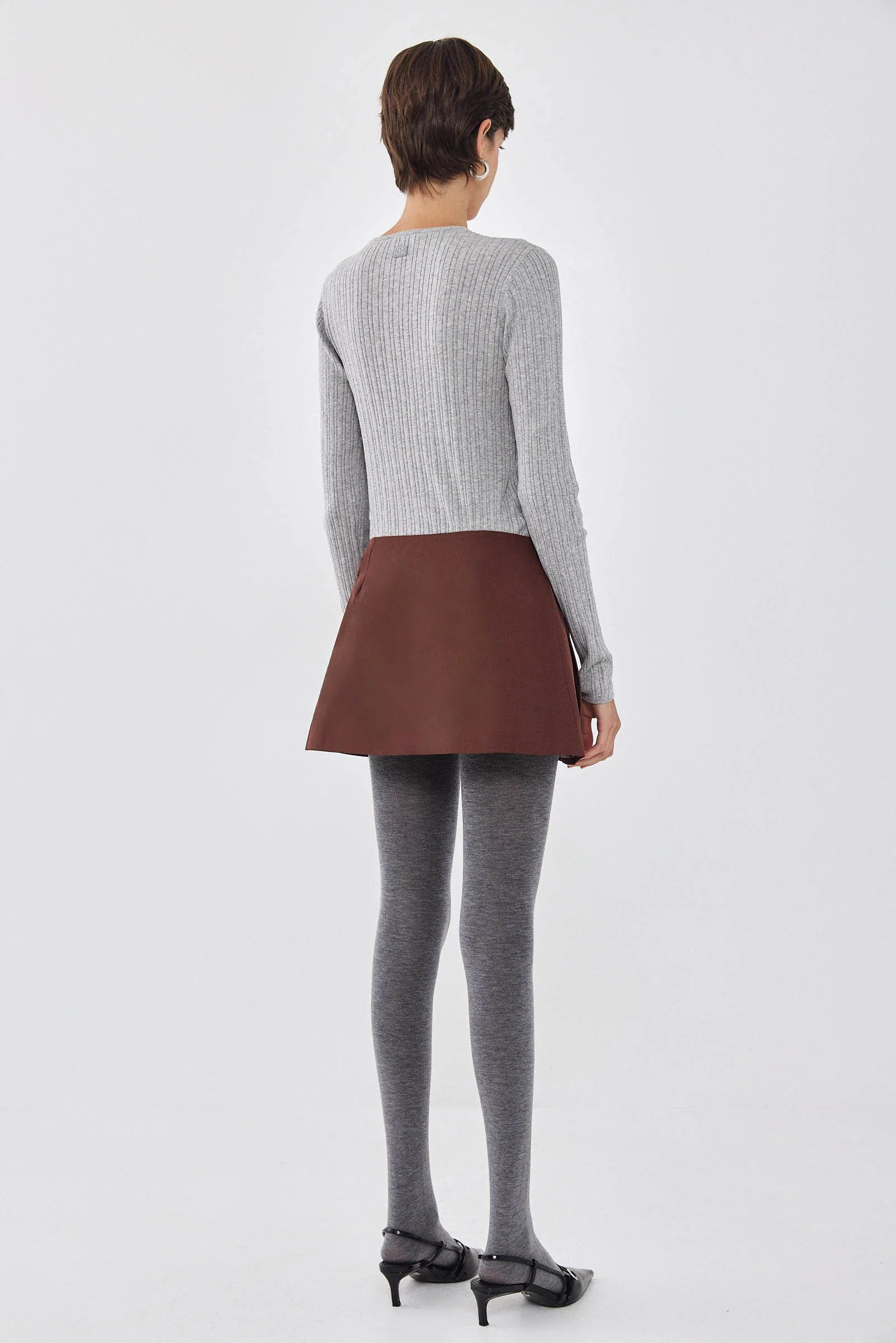 Wrap Mini Skirt - Image 5