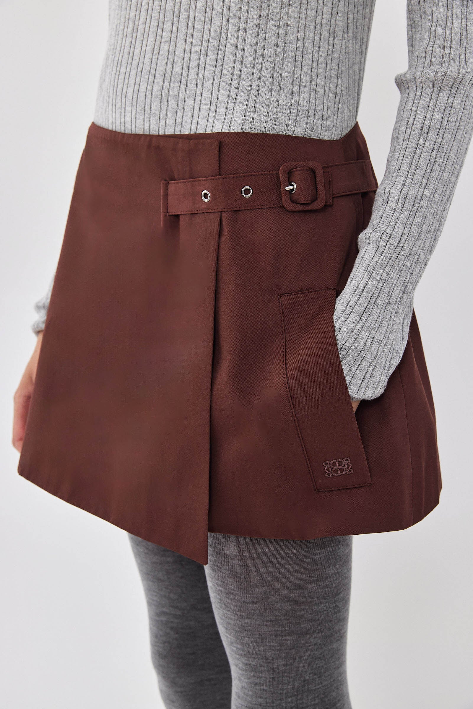 Wrap Mini Skirt - Image 6