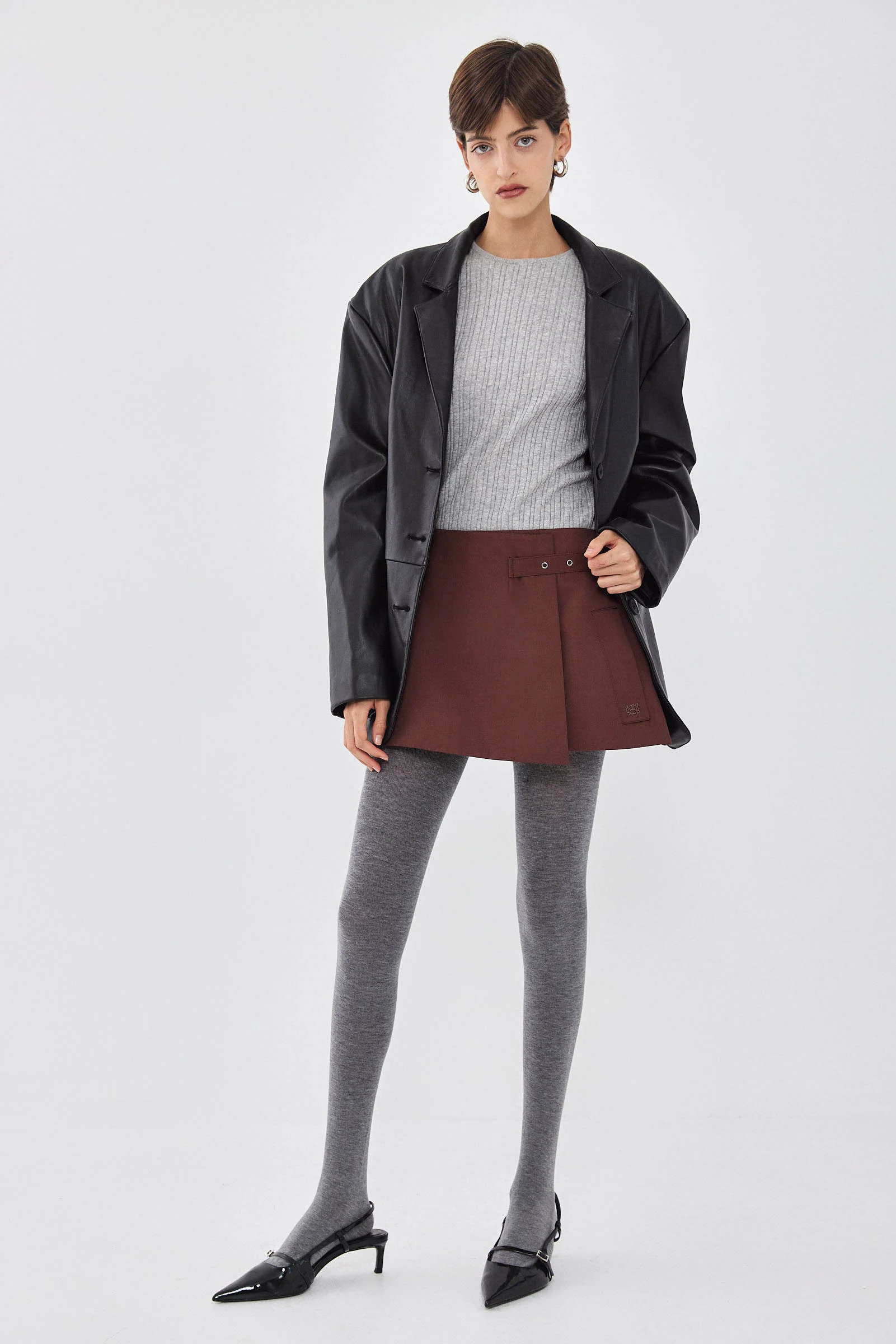Wrap Mini Skirt - Image 7