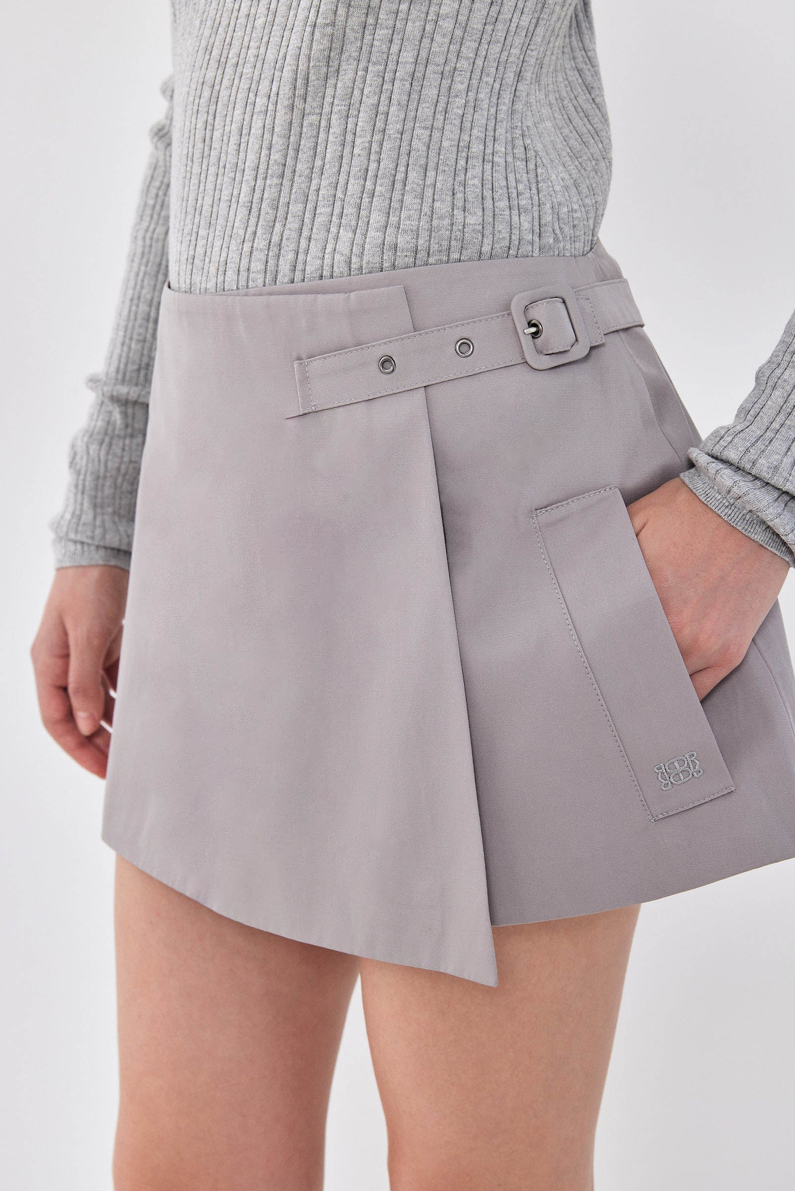 Wrap Mini Skirt - Image 6