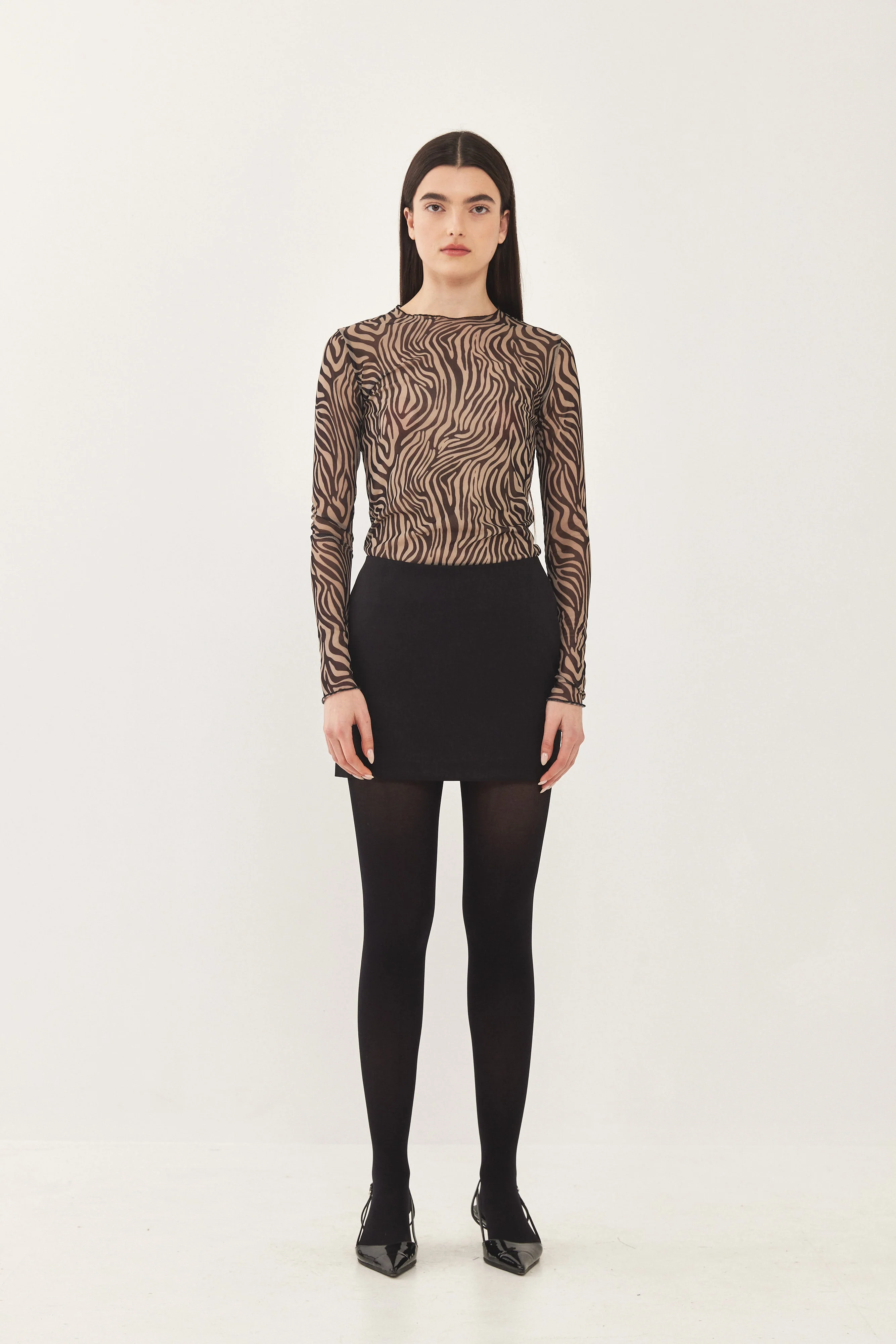 Zebra Mesh Top - Image 2