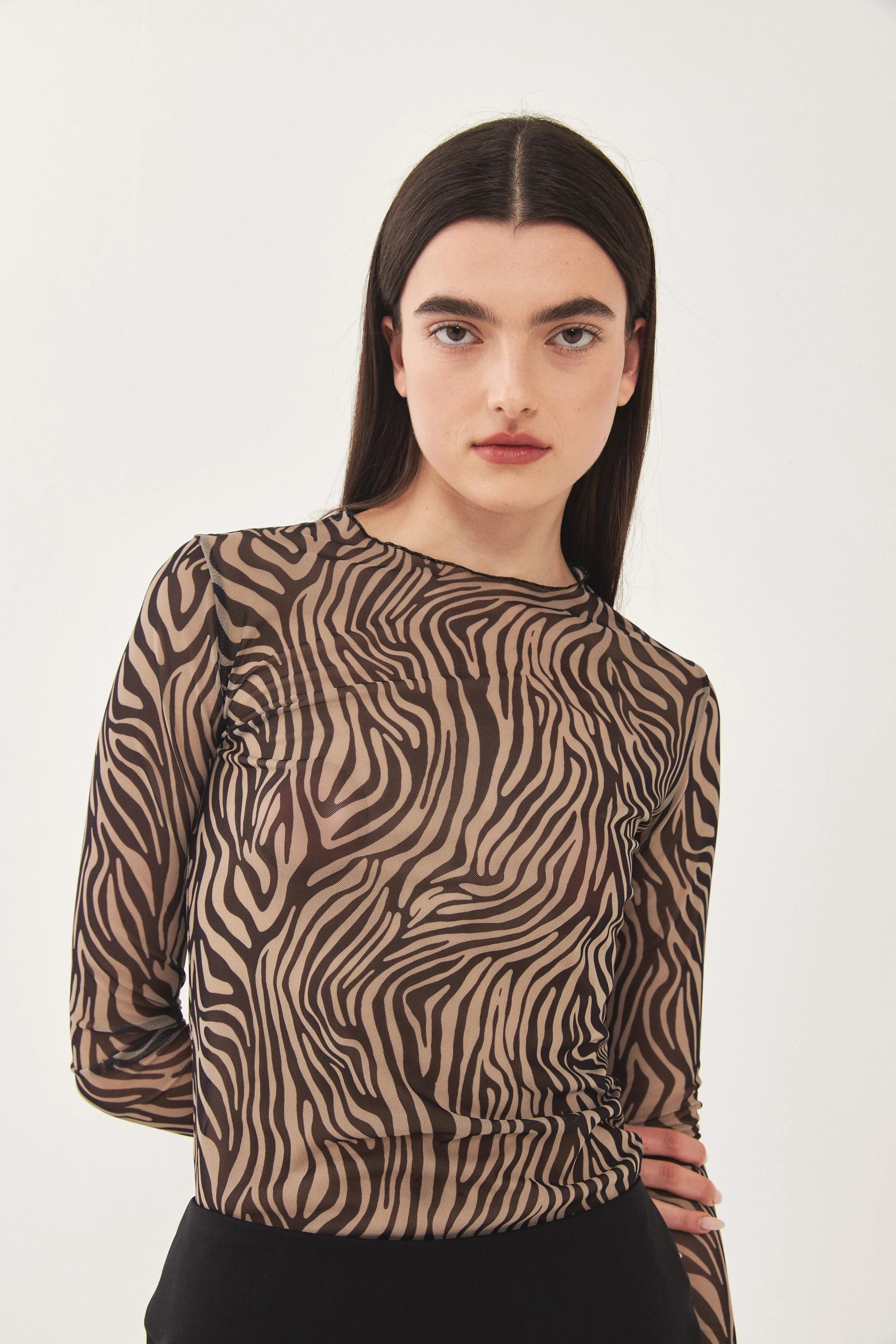 Zebra Mesh Top - Image 3