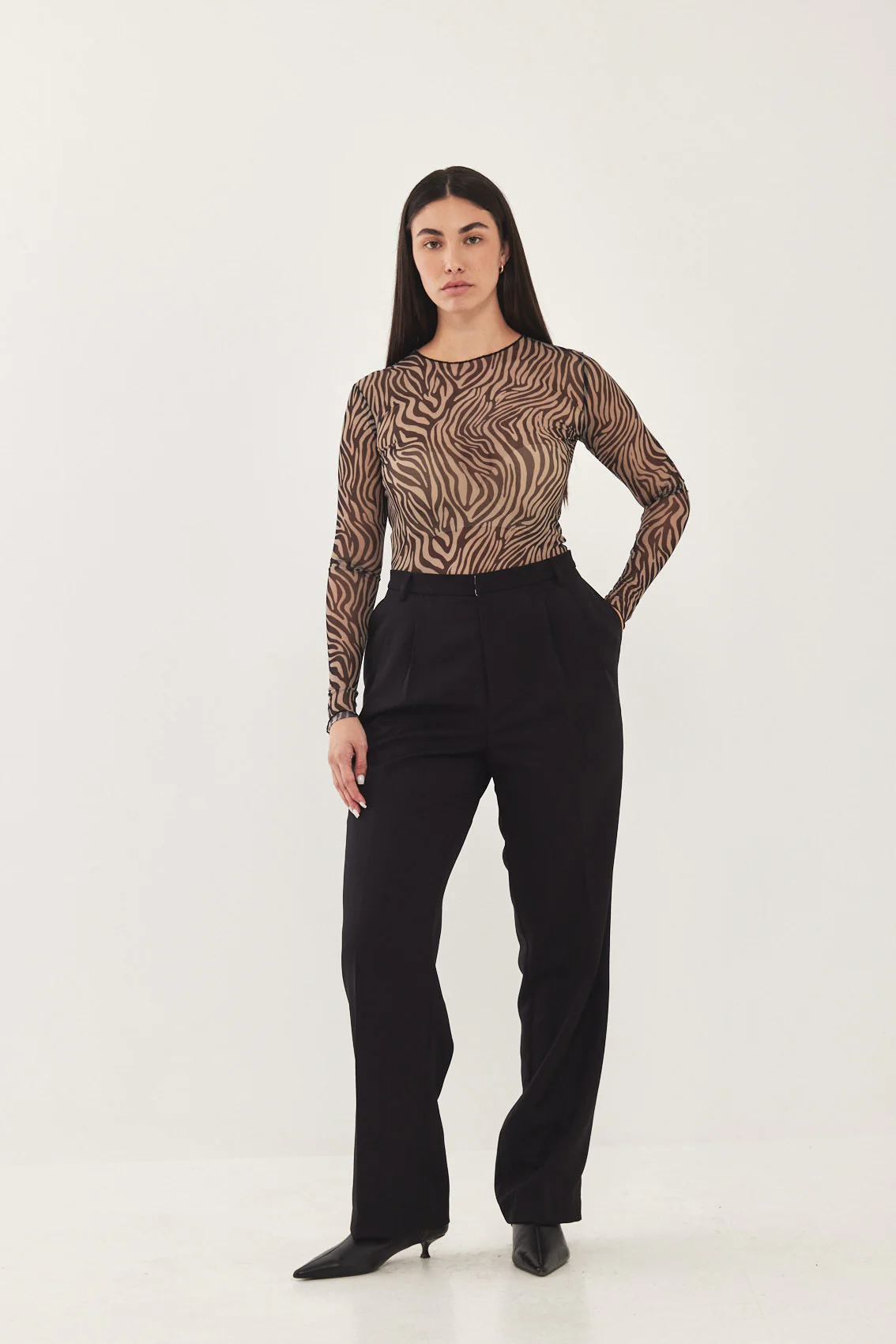 Zebra Mesh Top - Image 9